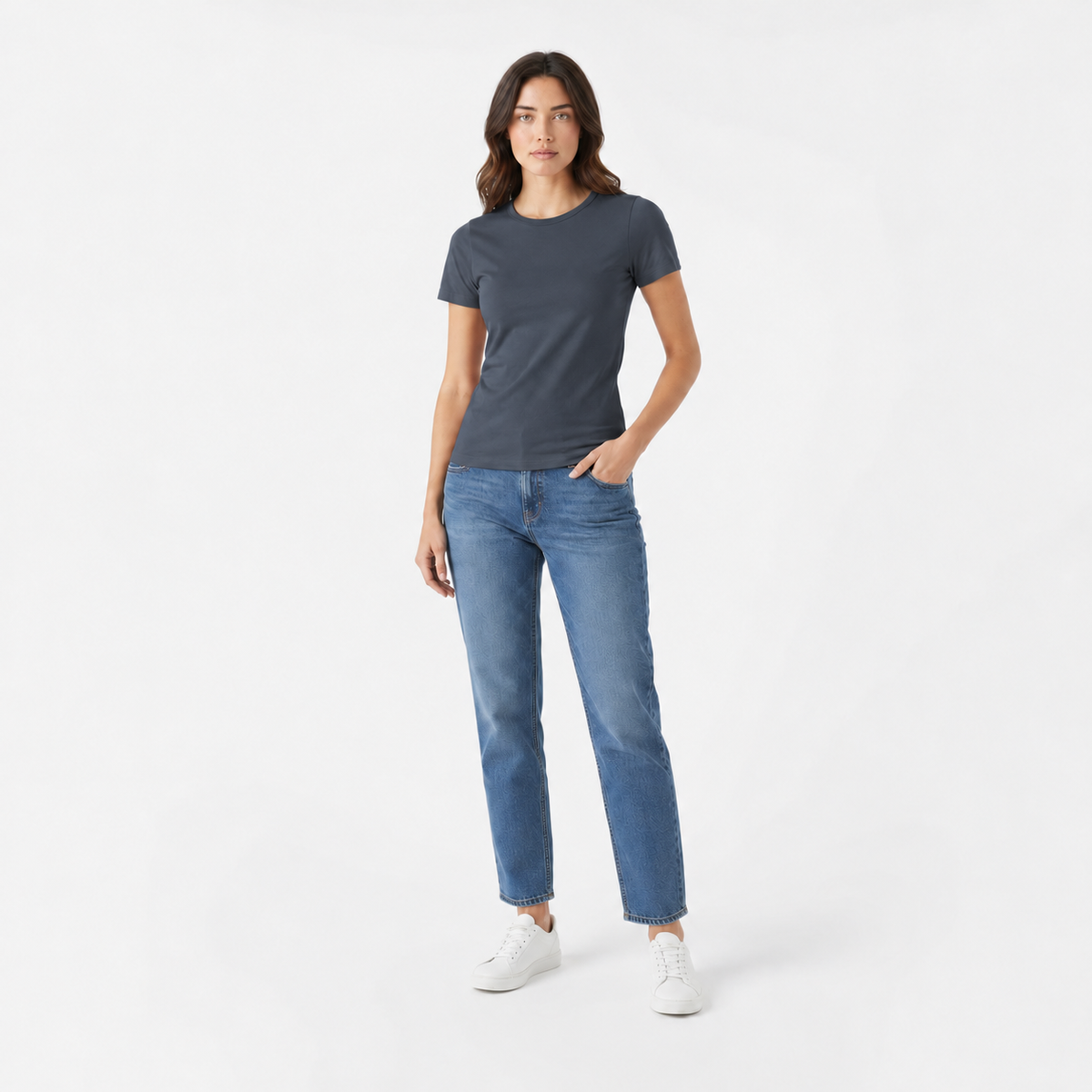 Kenzi Steele Short Sleeve Crew