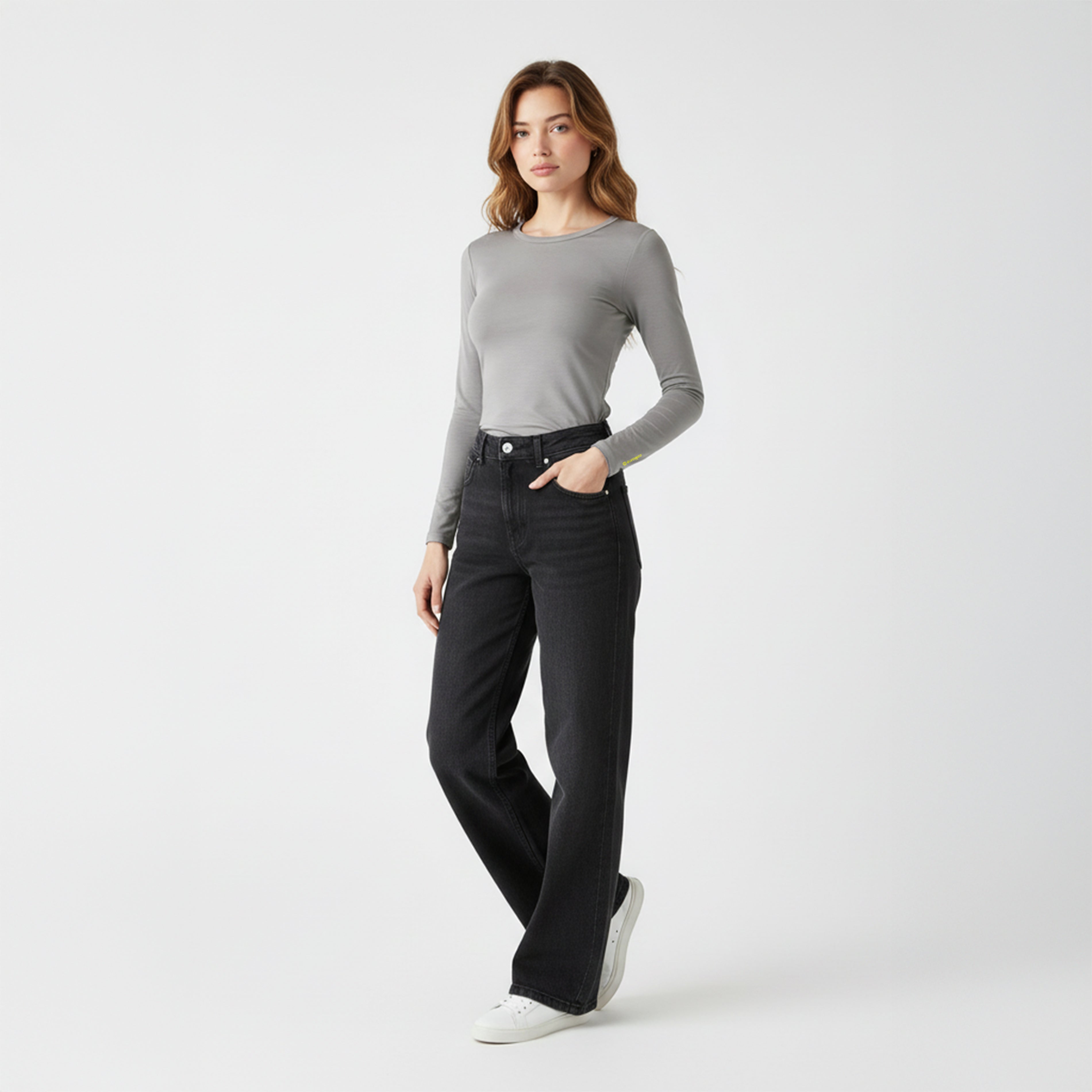 Drew Grey Long Sleeve Crew