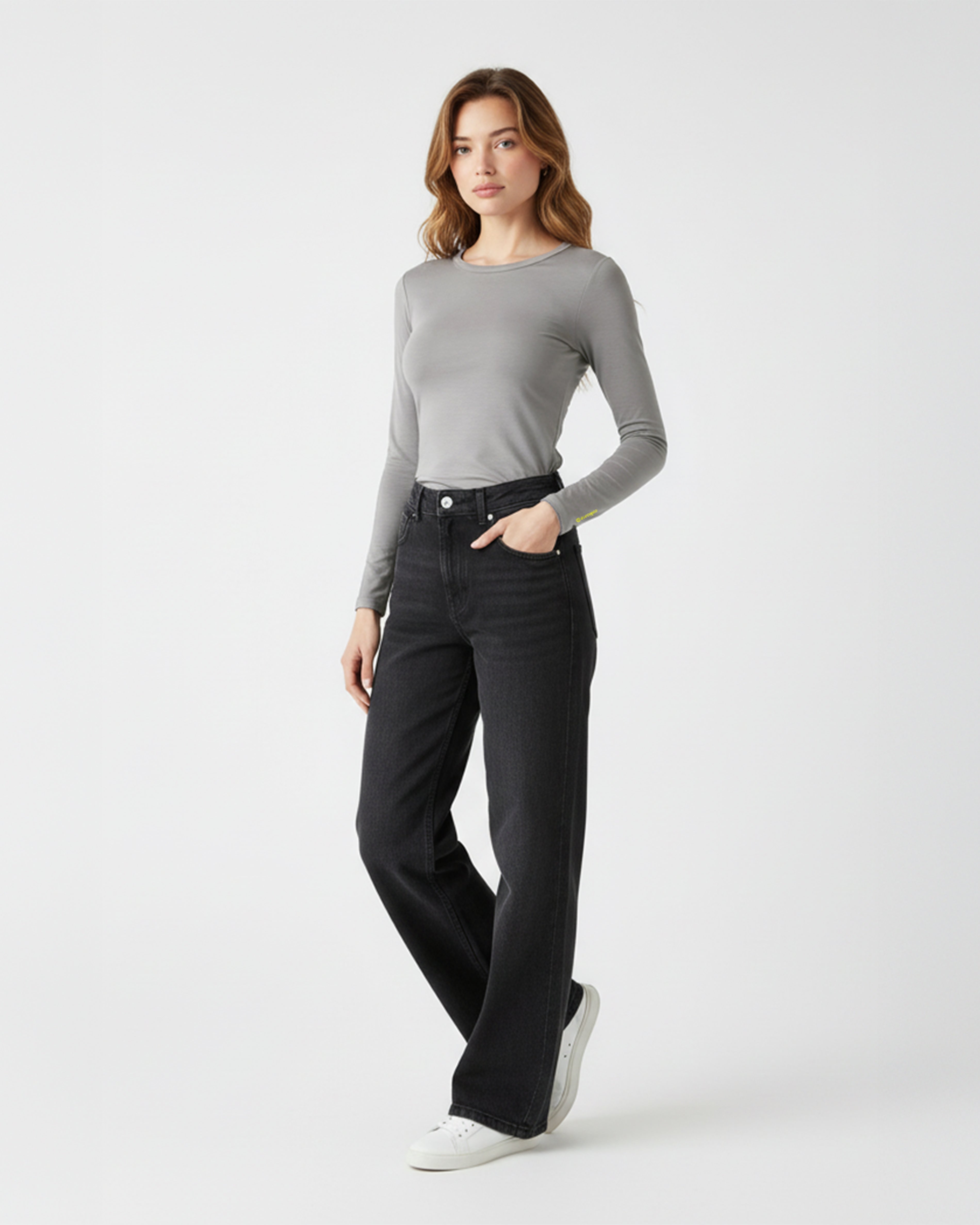 Drew Grey Long Sleeve Crew