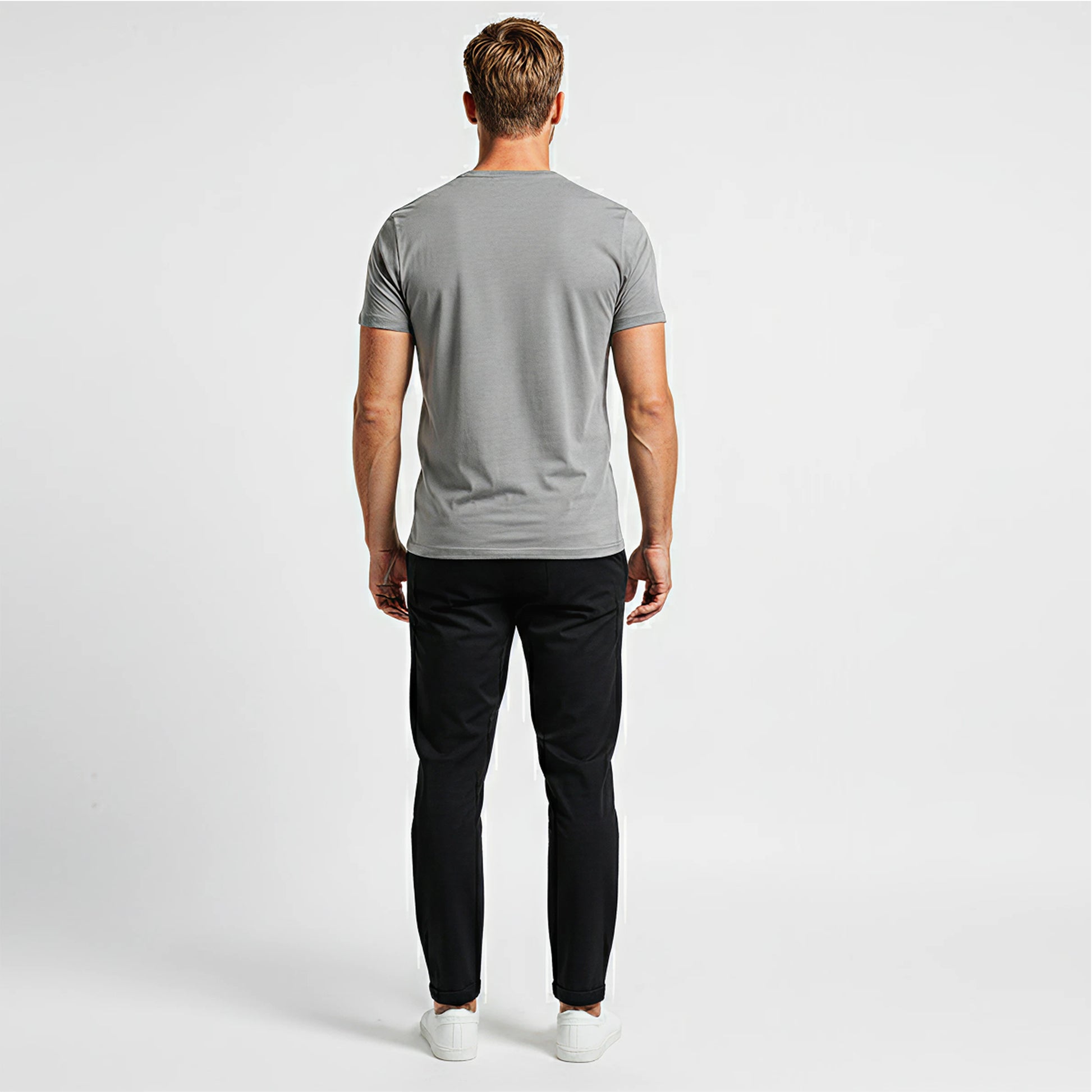 Elijah Grey Short Sleeve Crew