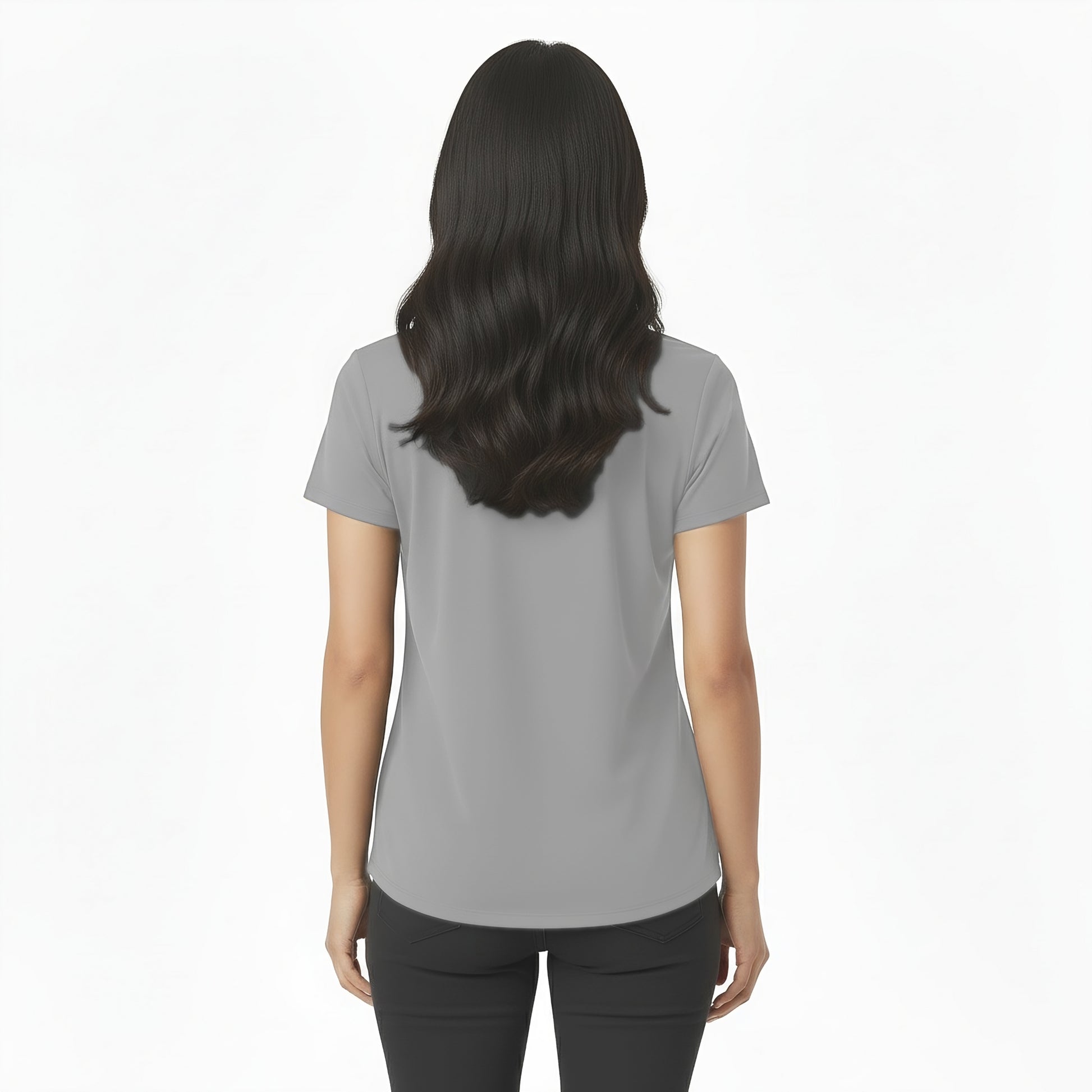 Kenzi Grey Short Sleeve Crew
